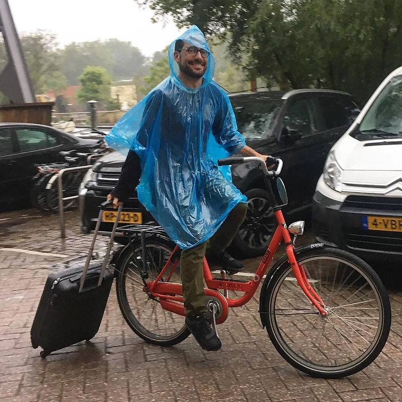 Dutch cheap cycling raincoat