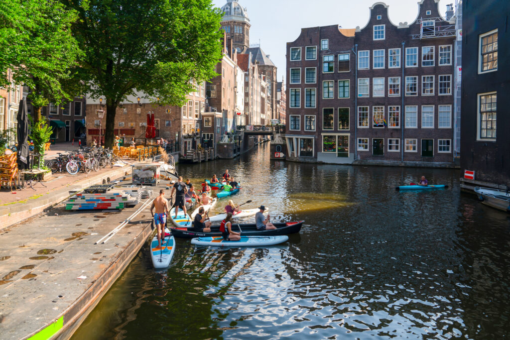 swiming in amsterdam canals