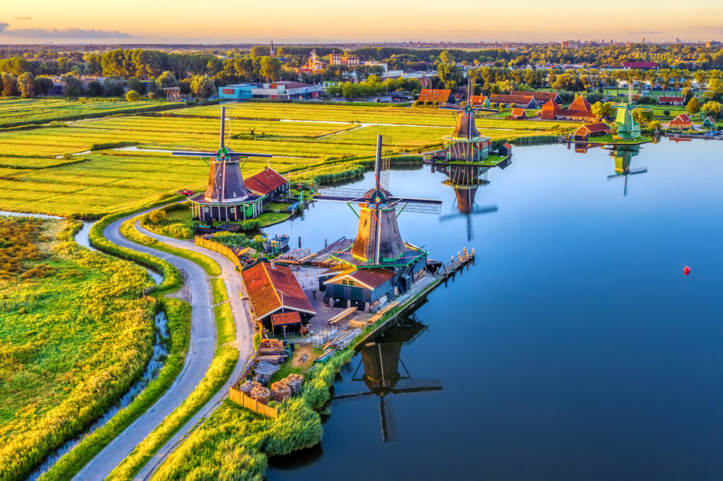 windmills in amsterdam