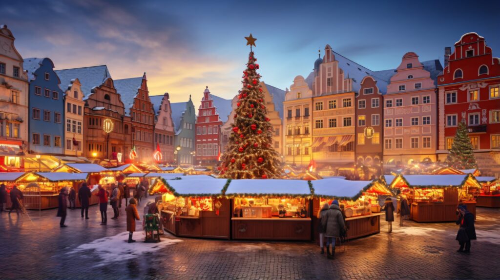 ice village christmas market amsterdam