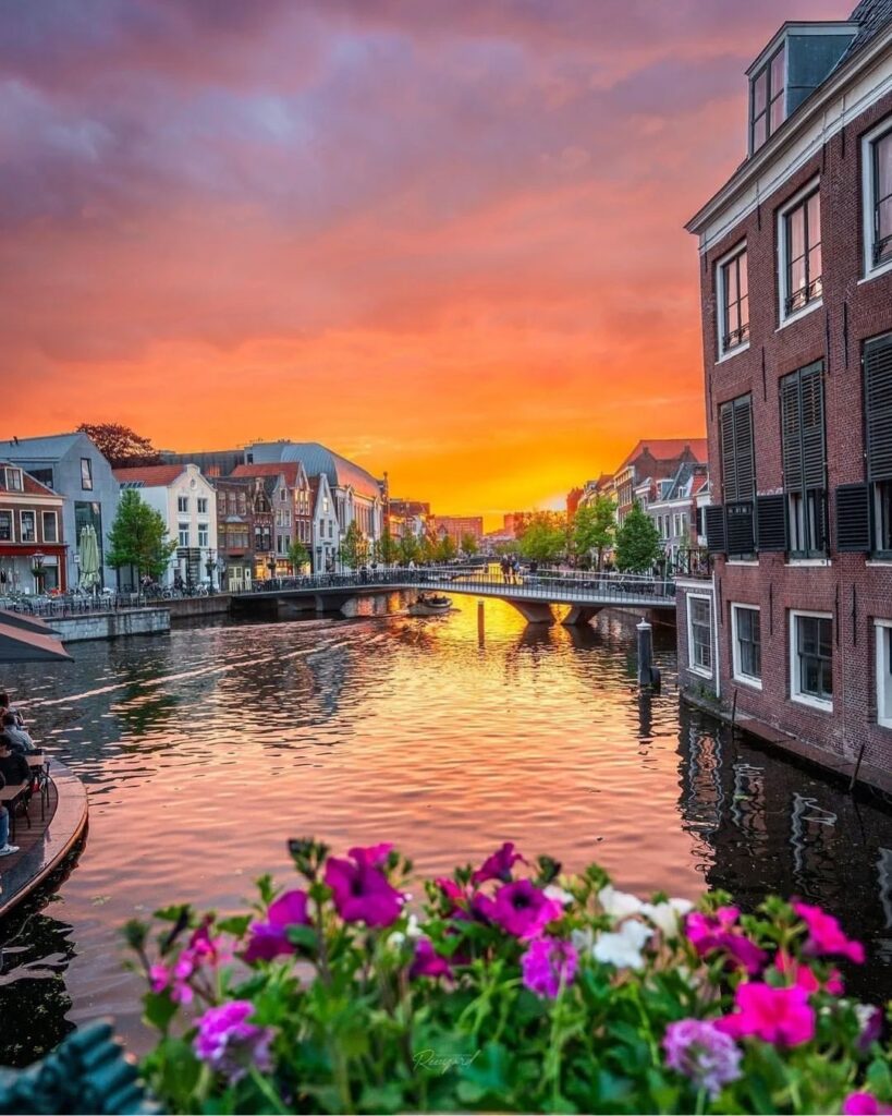 Boat Ride through Leiden