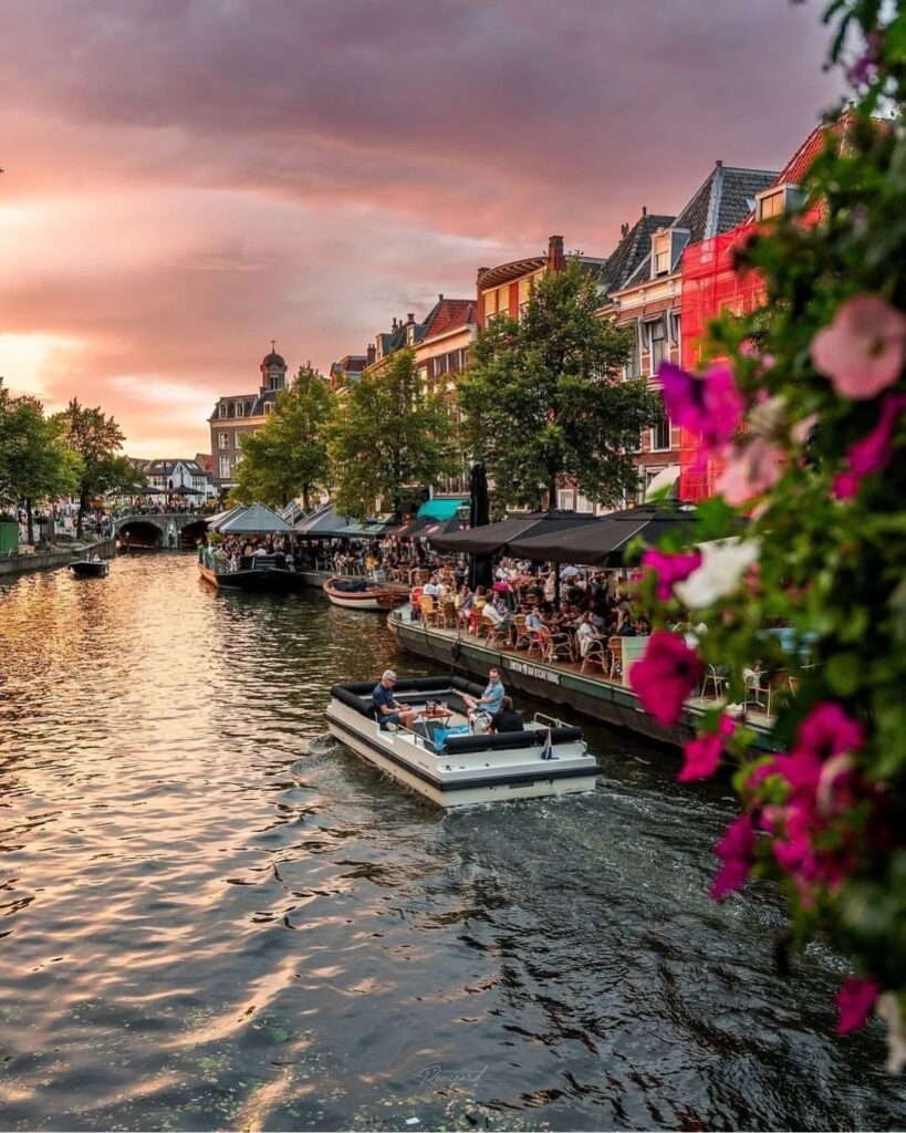 Boat Ride through Leiden