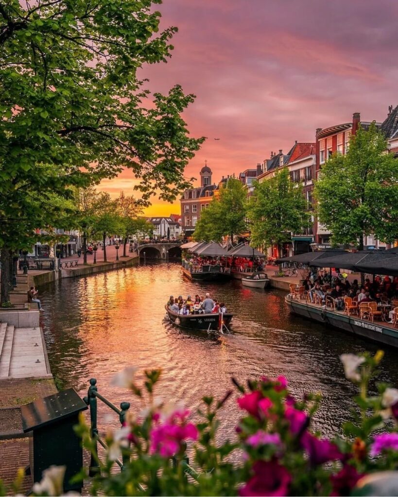 Boat Ride through Leiden